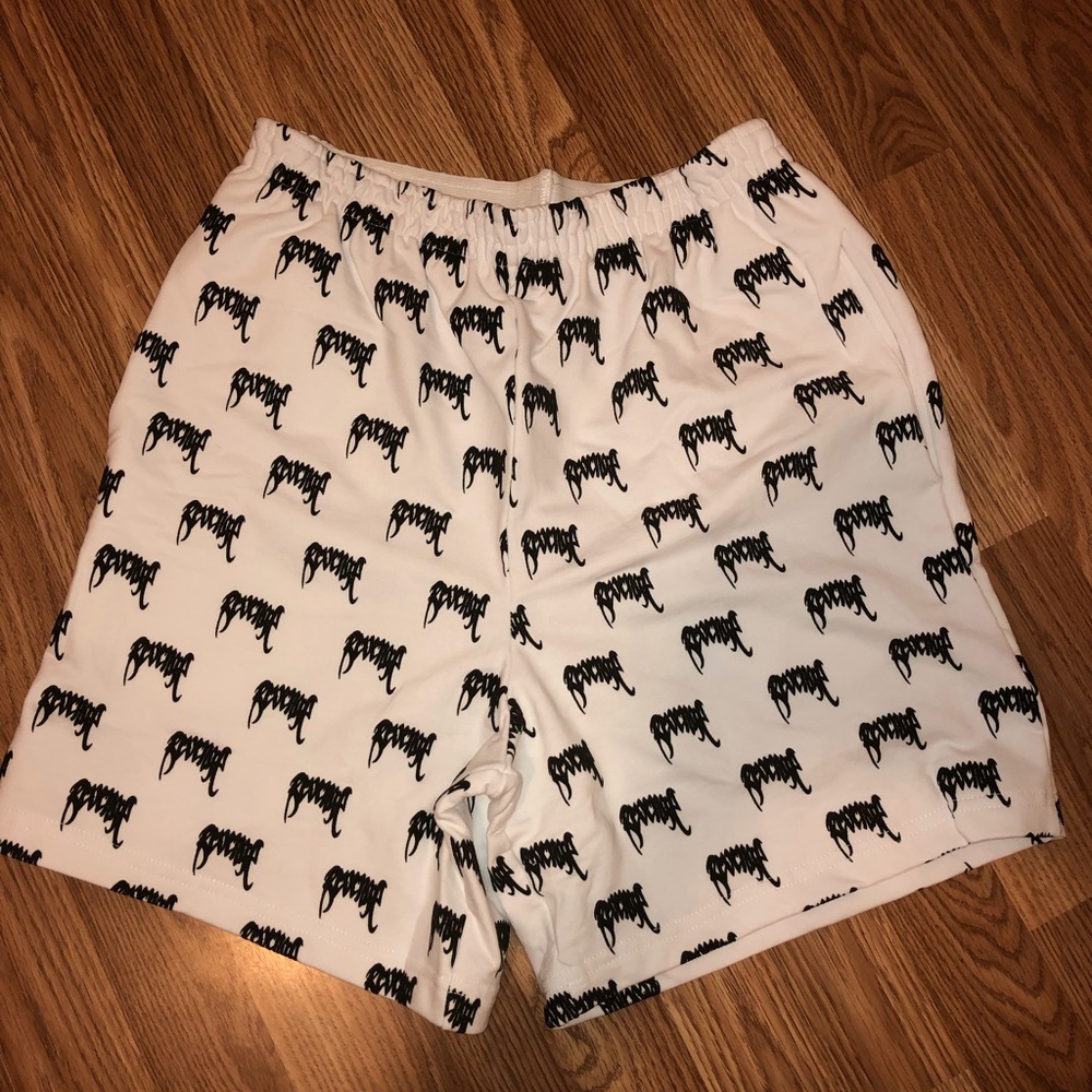 REVENGE “ALLOVER” White Shorts Xxxtentacion